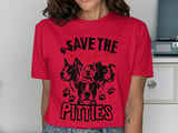 Save The Pitties Tee | Pit Bull Rescue Shirt | Pittie Lover Gift | Rescue Dog Apparel thumbnail 2