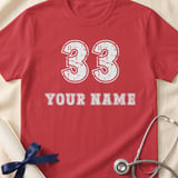 Custom Jersey Name and Number Shirt thumbnail 2
