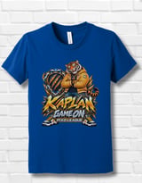 Kaplan Tiger Game On Youth Gaming T-Shirt, Boys Girls Gamer Tee, Orange Tiger Graphic Shirt, Pixo League thumbnail 11