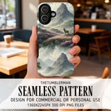 Ethereal Highland Stag Digital Size Bundle Png thumbnail 6