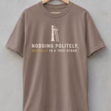 Mentally In A Tree Stand Tee thumbnail 3