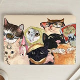 Funny Meme Cats MacBook Case thumbnail 1