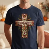 God Is Good Quilted Cross Tee thumbnail 4