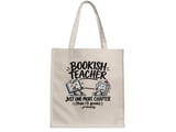 Bookish Teacher Tote Bag thumbnail 3
