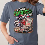 Looks Legit To Me Raccoon Tee thumbnail 11