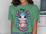 Virgo Axolotl Zodiac T-Shirt thumbnail 8