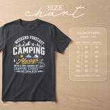 Weekend Camping Forecast Tee thumbnail 2