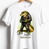 Crocodile Gamer Shirt for Toddler, Funny Virtual Reality Gaming Tee, Kids Birthday Gift, Pixo League by Farron House thumbnail 1