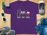 Peace Love Texas Tee thumbnail 3