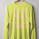 Pickleball Sport-Tek Long Sleeve Tee, I'd Hit That, Sun Shield Shirt for Outdoor Court Play thumbnail 9