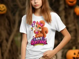 I Have Questions Sally the Squirrel Tee thumbnail 10