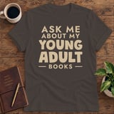 Ask Me About My Young Adult Books Softstyle Tee thumbnail 2