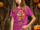 I Have Questions Sally the Squirrel Tee thumbnail 13