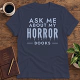 Ask Me About My Horror Books Softstyle Tee thumbnail 6