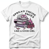 Spread Those Pages Like A Good Girl Tee thumbnail 8