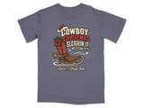 Cowboy Christmas Sleighin It Tee thumbnail 2