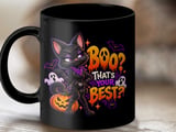 Boo That's Your Best Black Cat Mug thumbnail 9
