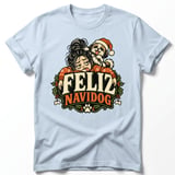 Feliz Navidog Dog Mom Tee thumbnail 1