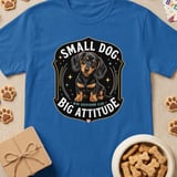 Small Dog Big Attitude Dachshund Tee thumbnail 2
