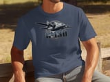 C-130 Hercules Military Airplane T-Shirt | Air Force Veteran Gift, Aviation Enthusiast Tee, Pilot Shirt, Patriotic Plane thumbnail 2