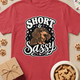 Short and Sassy Dachshund Tee thumbnail 4