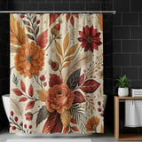 Autumn Flowers Tumbler Design, Digital Download, Fall Floral PNG, Junk Journal Paper, Watercolor Backgrounds, Scrapbooking Paper thumbnail 10