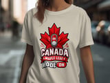 Canada Maple Leaf Mode On Tee thumbnail 5