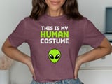 This Is My Human Costume Alien Tee thumbnail 2