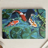 Koi Fish Pond MacBook Case thumbnail 1