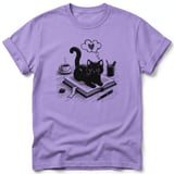 Bookish Black Cat Tee thumbnail 16