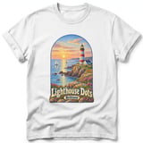 Lighthouse Dots ~ Comfort Colors Premium Tee thumbnail 9