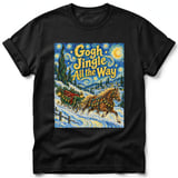 Gogh Jingle All the Way ~ Comfort Colors Premium Tee thumbnail 1