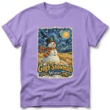 Gogh Snowman ~ Comfort Colors Premium Tee thumbnail 6