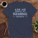 Ask Me About My Paranormal Books Softstyle Tee thumbnail 6