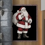 Vintage Santa Claus Blanket thumbnail 3