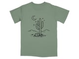 Desert Moonrise Cactus T-Shirt thumbnail 5