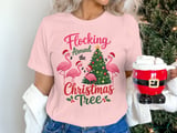 Flocking Around The Christmas Tree Tee thumbnail 3