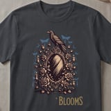 Gothic Raven and Roses Tee thumbnail 1