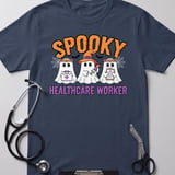 Spooky Healthcare Worker Tee thumbnail 3