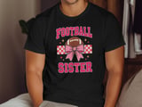 Football Sister Bow Tee or Sweatshirt thumbnail 11