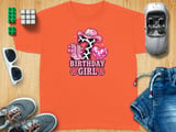 Cowgirl 7th Birthday Girl Tee thumbnail 6
