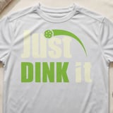 Pickleball Sport-Tek Performance Tee, Just DINK it Graphic, Moisture-Wicking Pickleball Court Apparel thumbnail 10