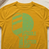 Pickleball Sport-Tek Performance Tee, Paddle Up Butter, Cup, Moisture-Wicking Court Apparel thumbnail 3