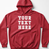 Custom Text Hoodie thumbnail 2