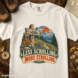 Less Scrolling More Strolling Tee thumbnail 2