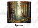 Bow Hunting Deer Hunter Autumn Forest Digital Print, Wildlife Art, Hunter Gift, Outdoor Decor, Rustic Cabin Art, Father's Day Gift thumbnail 5