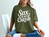Sax IS MY Cardio Graphic Tee thumbnail 2