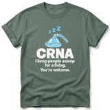 CRNA I Keep People Asleep Tee thumbnail 9
