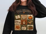 Fall Reading Essentials Art Print, Cozy Autumn Bookish Decor, Book Lover Gift, Vintage Cottagecore Fall Aesthetic, Cute Bookworm Wall Art thumbnail 6