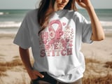Hope In Every Stitch Faux Patchwork Tee thumbnail 2